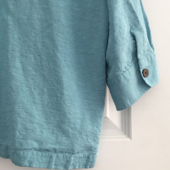 Nordstrom’s Silk 100%, Button Front Top Size L - Picture 4 of 4